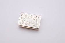 Antique Victorian Silver Vinaigrette Hallmarked Birmingham 1845 by George Unite