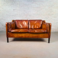 Vintage Danish Tan Leather
