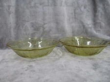 Depression Glass Bowls Amber