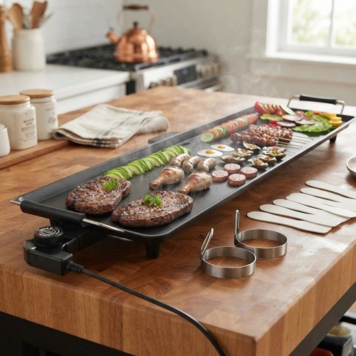 1800w large electric griddle - electric,