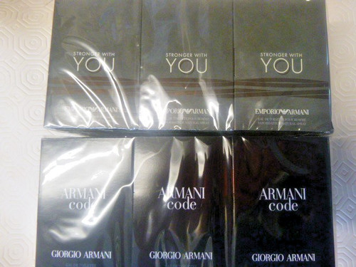 Armani code stronger with - &,