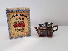 Paul Cardew Miniature Novelty Teapot Crime Writing Desk 6cm