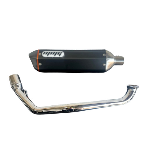 Exhaust and front link pipe - and,