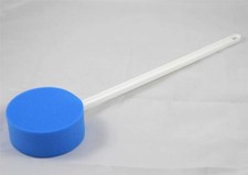 Long Handled Blue Round Bath Sponge on a Stick disability bathing aid