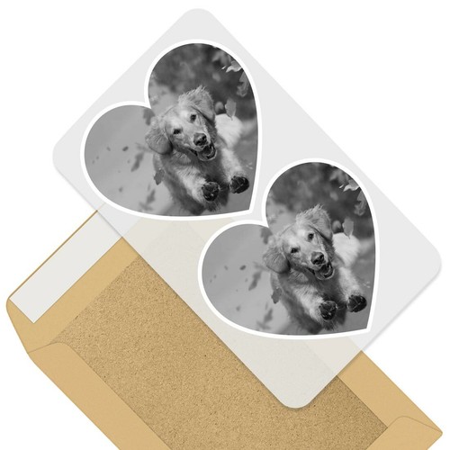 Heart stickers cm - 2,