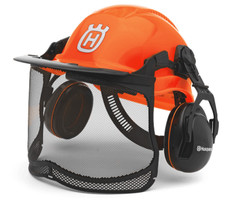 Husqvarna Chainsaw Forest Helmet Functional Fluorescent with Ultra Vision visor 