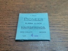 Clock Hairsprings, Brass, New