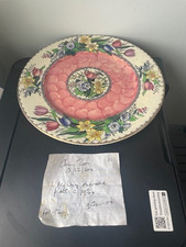 maling spring flowers charger