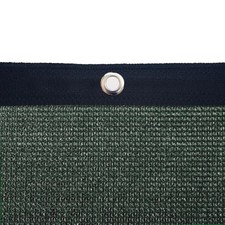 Morilu Shading Net, Reinforced Black Ribbon Edge, Stainless Grommets, 140 GSM, 3