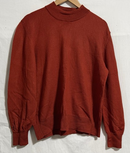 Italian merino wool orange - italian,