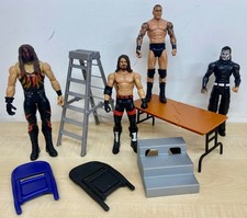Set of 4 WWE wrestling figures