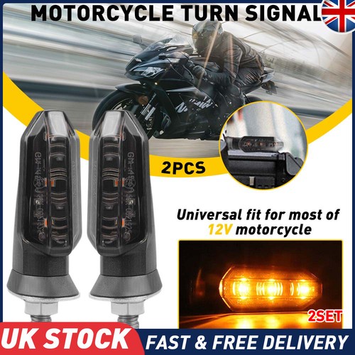 Led amber white motorbike - 4x,