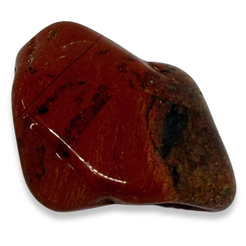 Red jasper tumblestone - jasper, natural