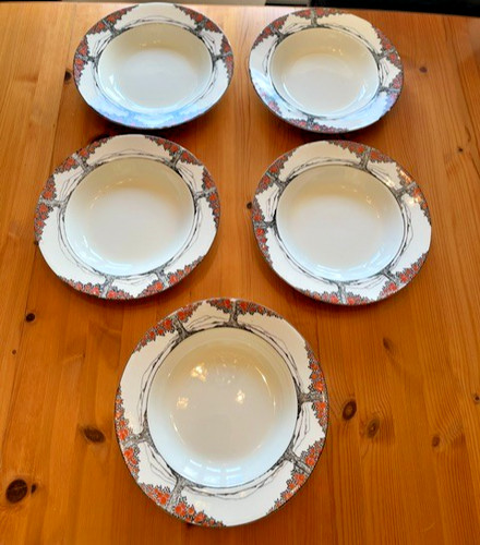 Vintage art deco crown ducal - crown,