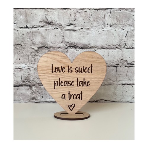 Wooden love sweet please - wooden,