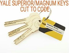 Yale superior keys cut code - keys,