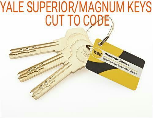 Yale superior keys cut code - yale,