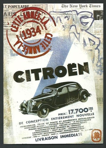 Citroen 7cv front wheel drive - front,