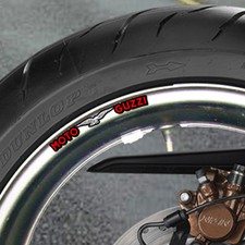 MOTO GUZZI WHEEL RIM STICKERS
