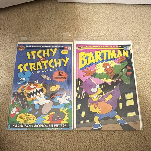 Bongo comics itchy scratchy - comics, &