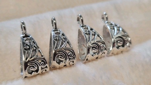 Hanger bails antique silver - 10,