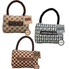 Dog Toy Handbag Plush With