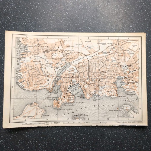 Original 1910 baedeker - original,