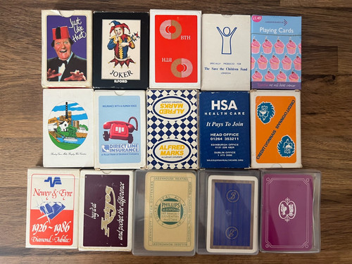 Job lot packs of playing - of, 15