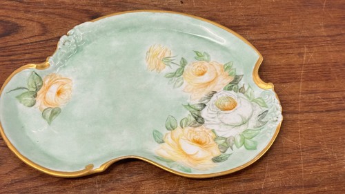 Antique limoges dresser - antique, tray