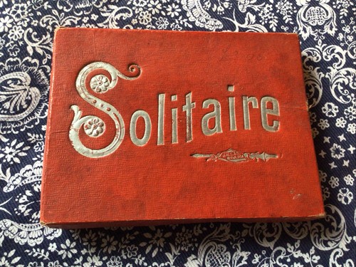 Solitaire board game - board, complete