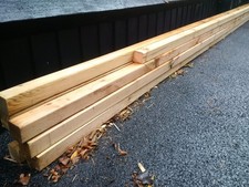 7 lengths 4.8m x 50 x 50mm treated timber and 1 length 3m x 50x50 mm