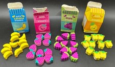 Smiggle Fruit Erasers Bundle
