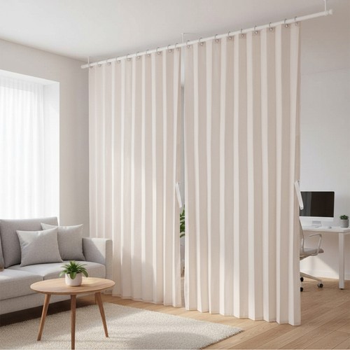 Grey beige linen effect - grey/beige, linen-effect