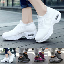 Womens Slip on Trainers Orthopedic Shoes Air Cushion Casual Ladies Running Sport