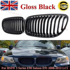 2x Gloss Black Front kidney