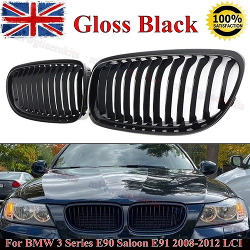Gloss black front kidney - gloss,