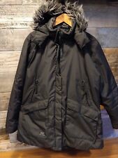 Helly Hansen Ladies Charcoal Grey Women’s Parka Style  Long Coat  Size 14 