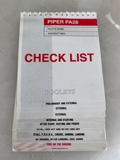 POOLEYS piper pa28 checklist