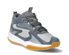 AND1 Men's Gray Lace-up Mid Top Athletic Basketball Sneakers Shoes: 7-10