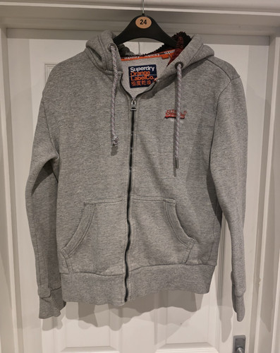 Superdry orange label grey - orange,