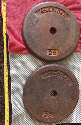 Vintage american pair - 25, lb