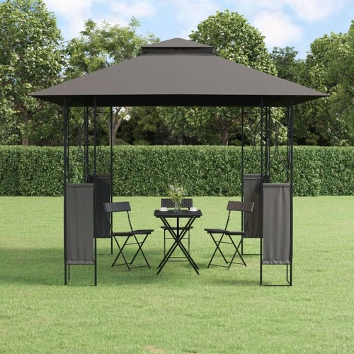Gazebo anthracite steel - anthracite,