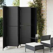 Room Divider 294x180cm Black