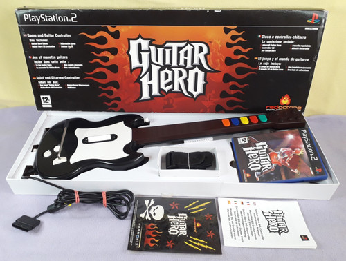 Playstation ps2 boxed - boxed, guitar