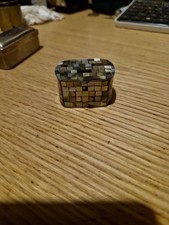 Decorative Inlaid Mother Of Pearl Pill Box ( 4.5 X 3 X 2.5 Cm )