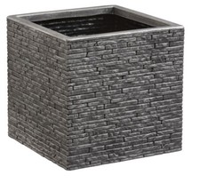 Strata Slate Square Planter