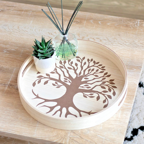 Large wooden spiritual tree - wooden,