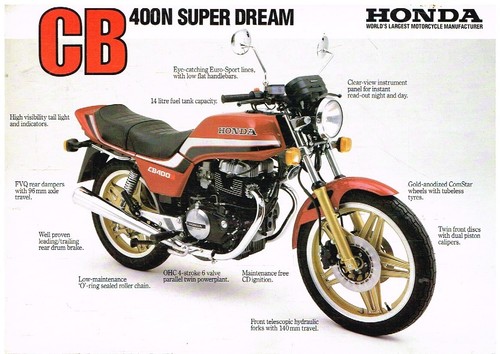 Honda cb400n super dream - super,