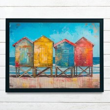 Seaside wall art print - wall,