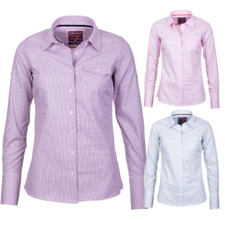 Ladies Striped Shirt 100%